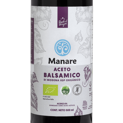 Aceto Balsámico Orgánico 500 ml - Manare