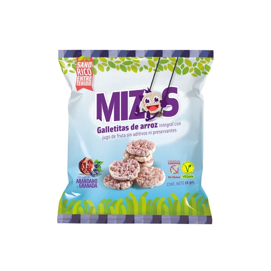 Galleta Arroz Arandano Y Granada Mizos