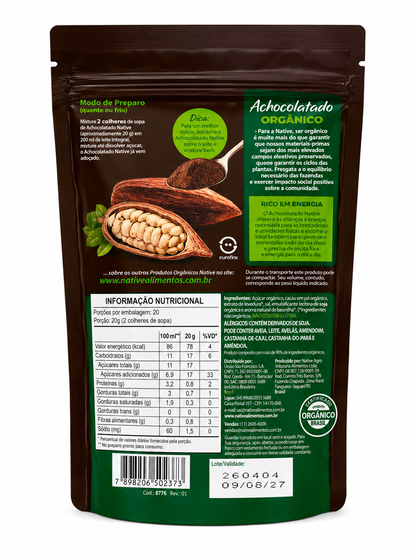 Achocolatado Orgánico 400 grs