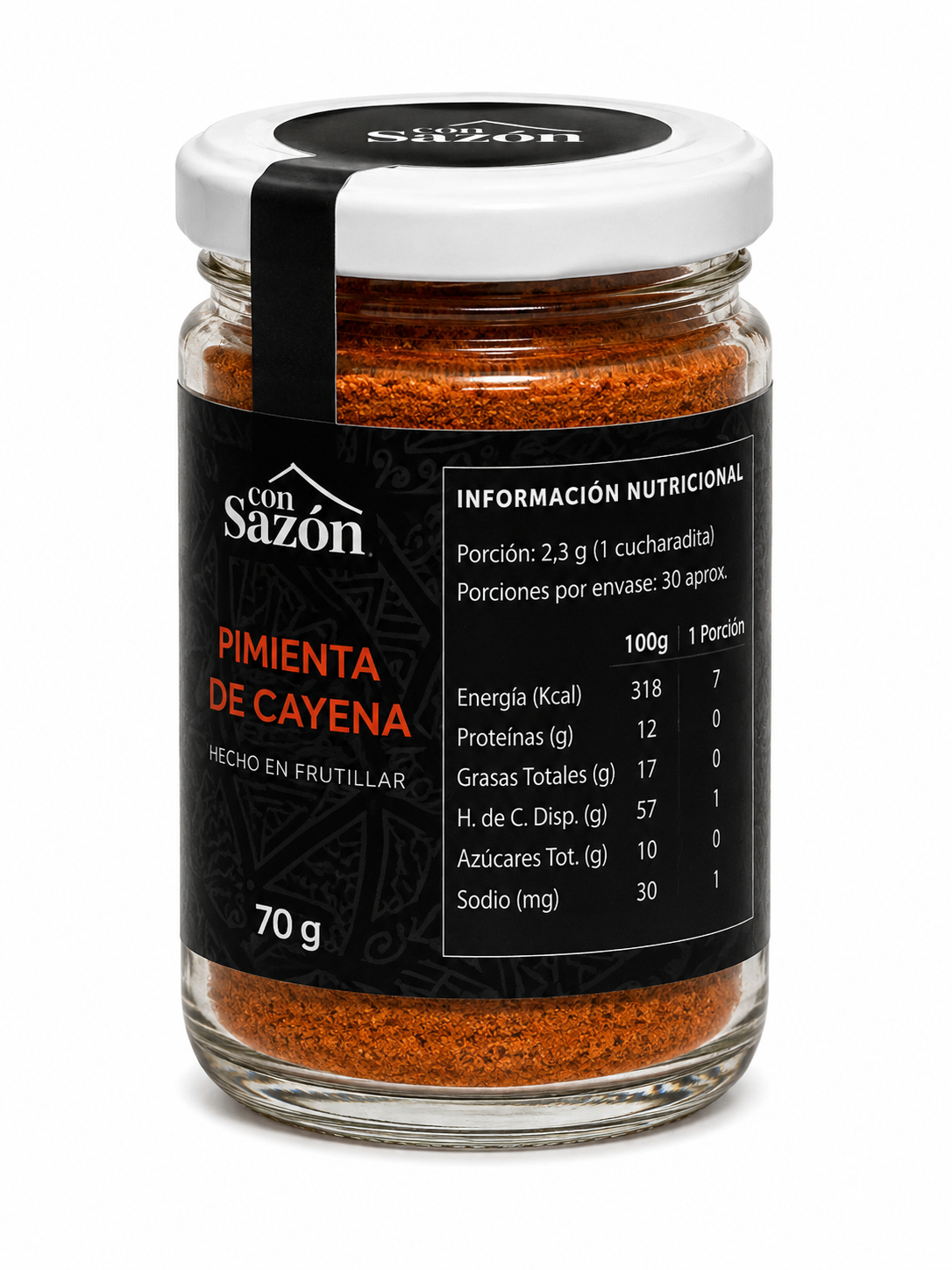 Pimienta de Cayena 70 grs