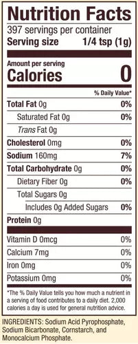 Baking Powder (Polvos para Hornear) sin gluten 327 grs - Bob's Red Mill