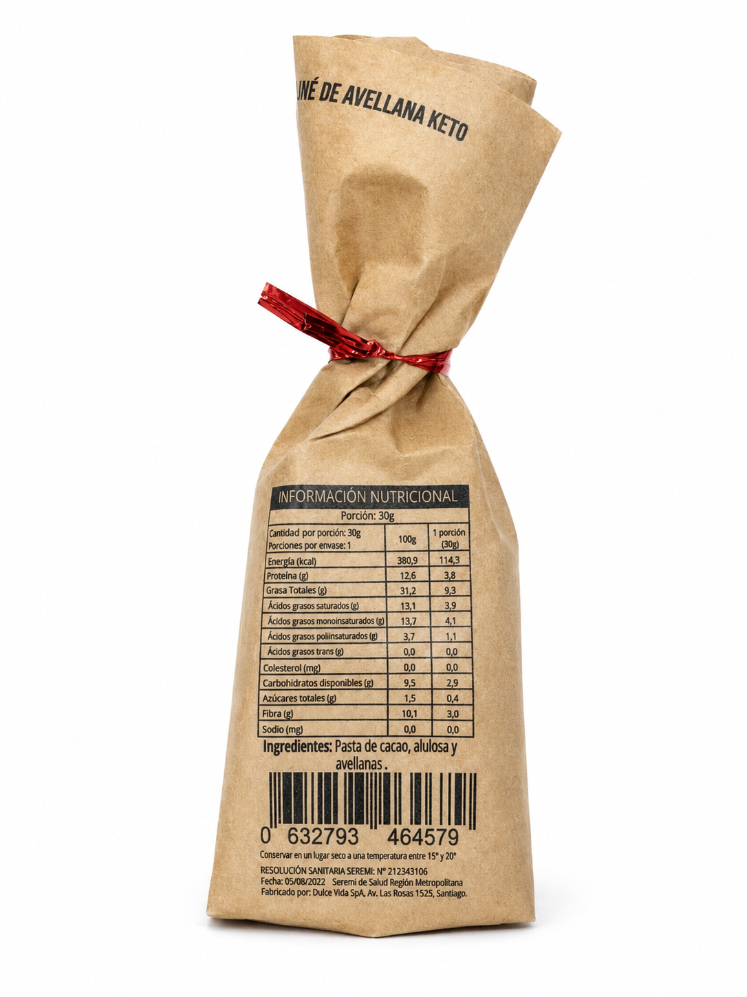 Bombón Praline Avellana 30 grs
