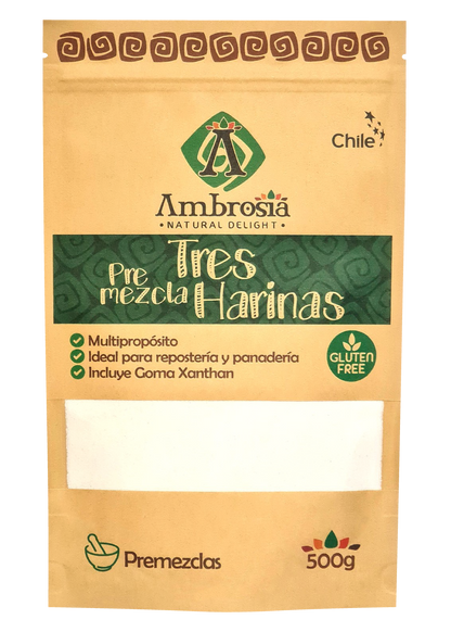 Premezcla 3 Harinas 500 grs - Ambrosia