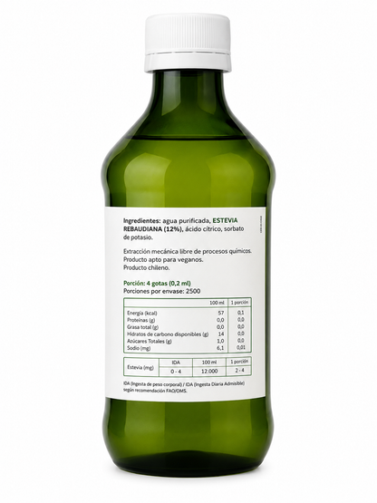 Recarga Stevia Líquida 500 ml