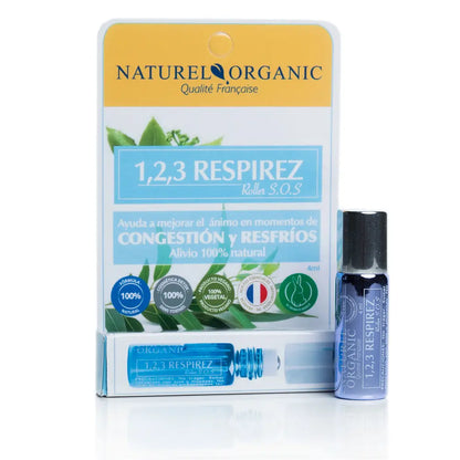 Roller 1,2,3 Respirez 4 ml (respiración y alergias) - Naturel Organic