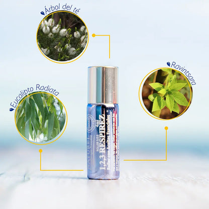 Roller 1,2,3 Respirez 4 ml (respiración y alergias) - Naturel Organic