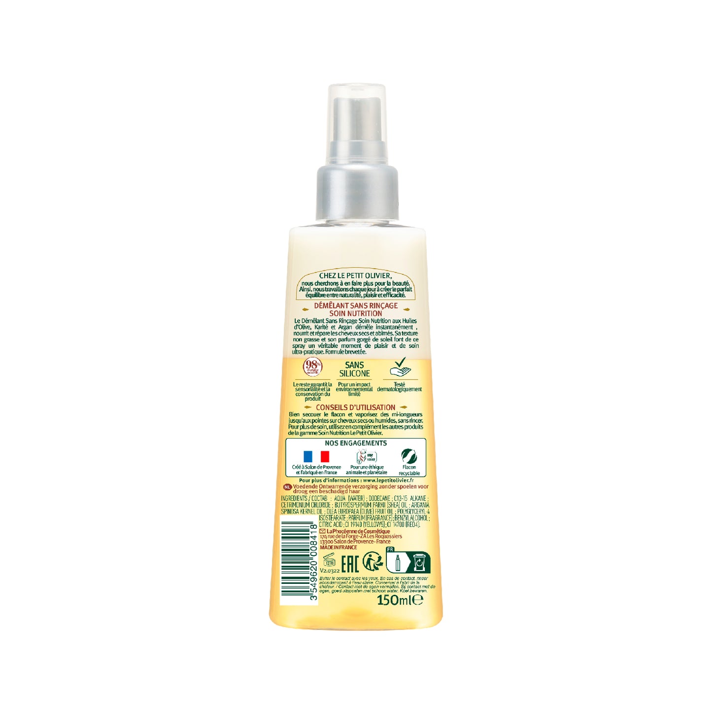 Spray Desenredante Cabello Seco