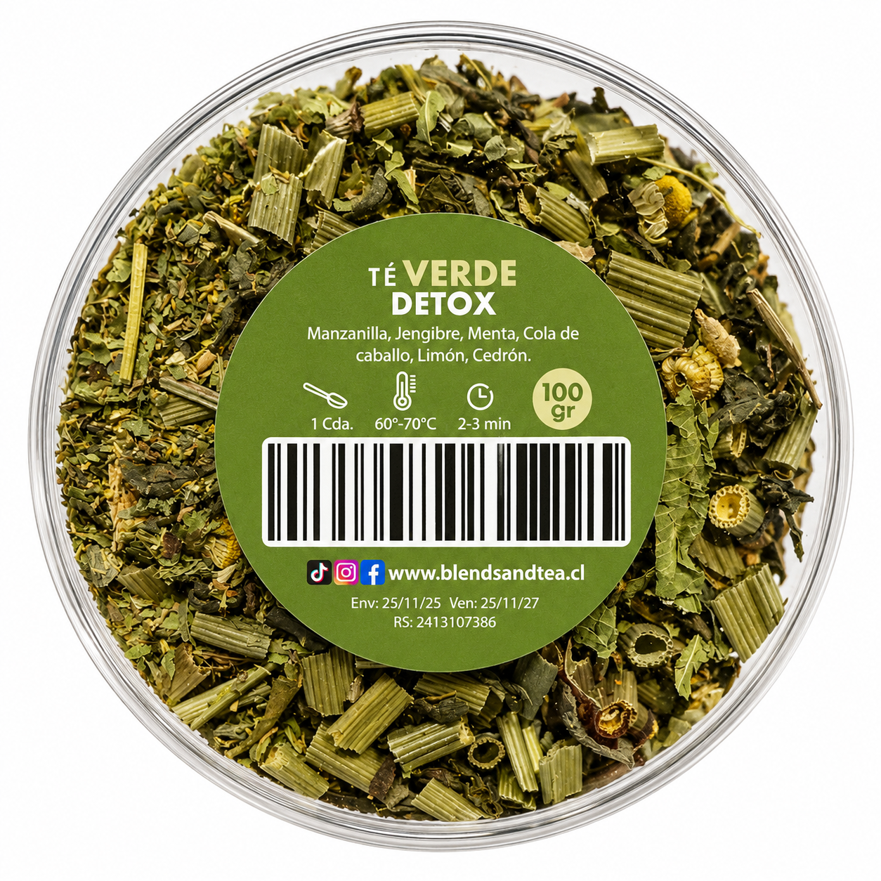 Té Verde Detox 100 grs