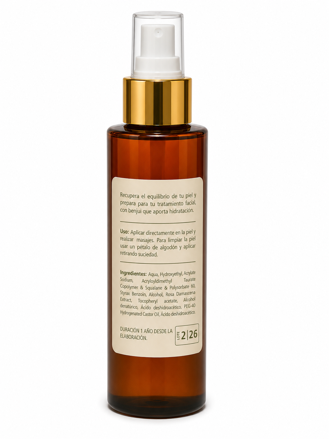 Tónico Facial Rosa-Benjuí 150 ml