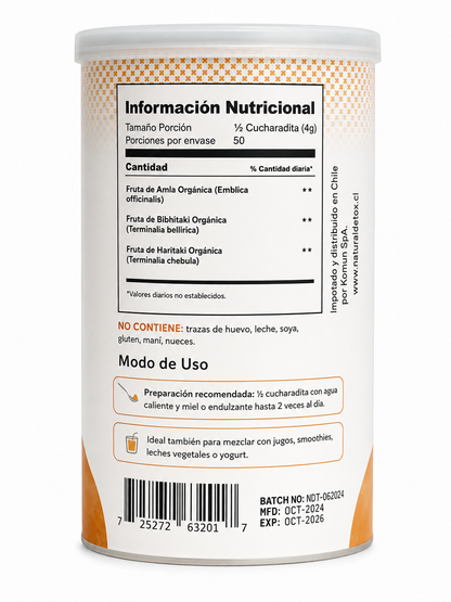 Triphala 200 grs