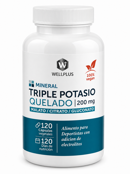 Triple Potasio Quelado 120 cápsulas