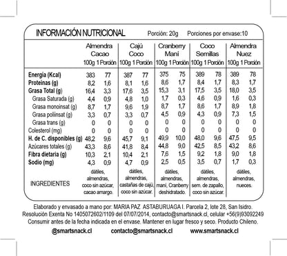 Bolitas de Dátiles Nuez Almendras 200 grs - Alea