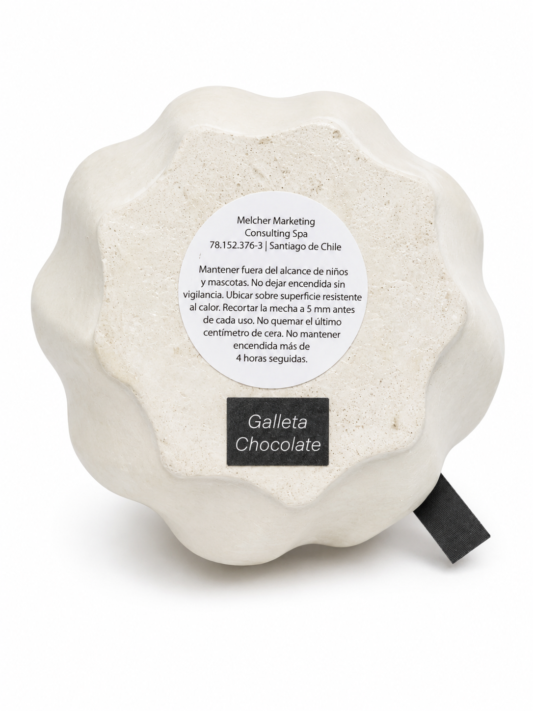 Vela de Cera de Soya envase de Yeso 100 ml