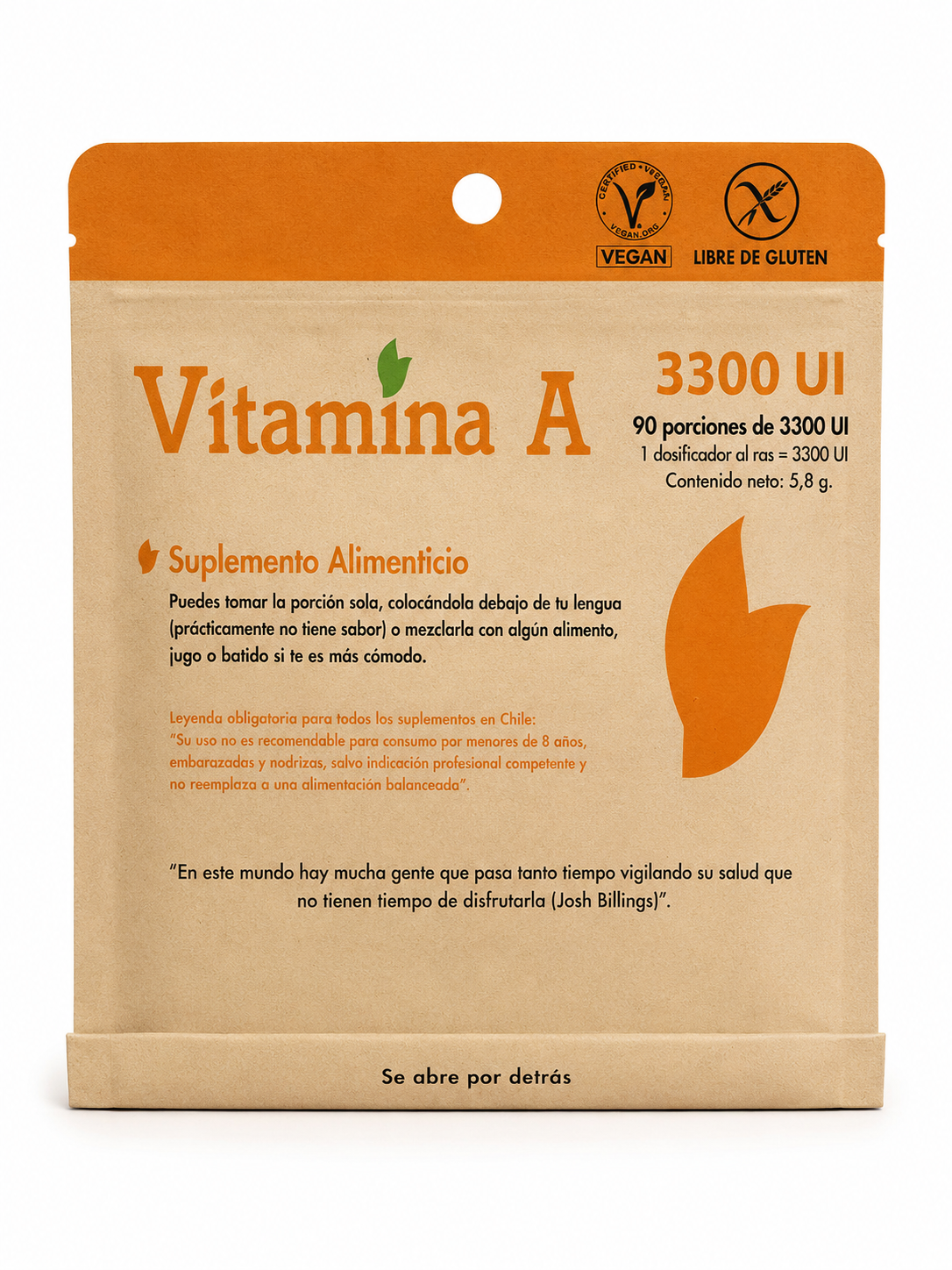 Vitamina A 90 porciones
