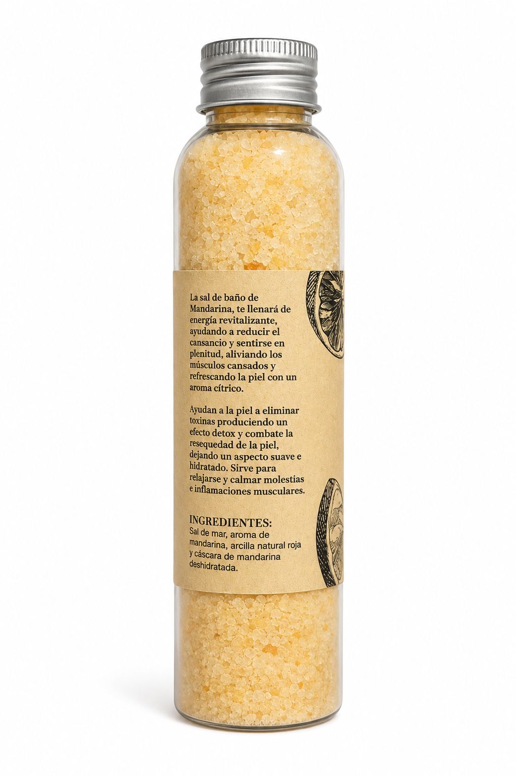 Sal De Baño Mandarina 160 grs