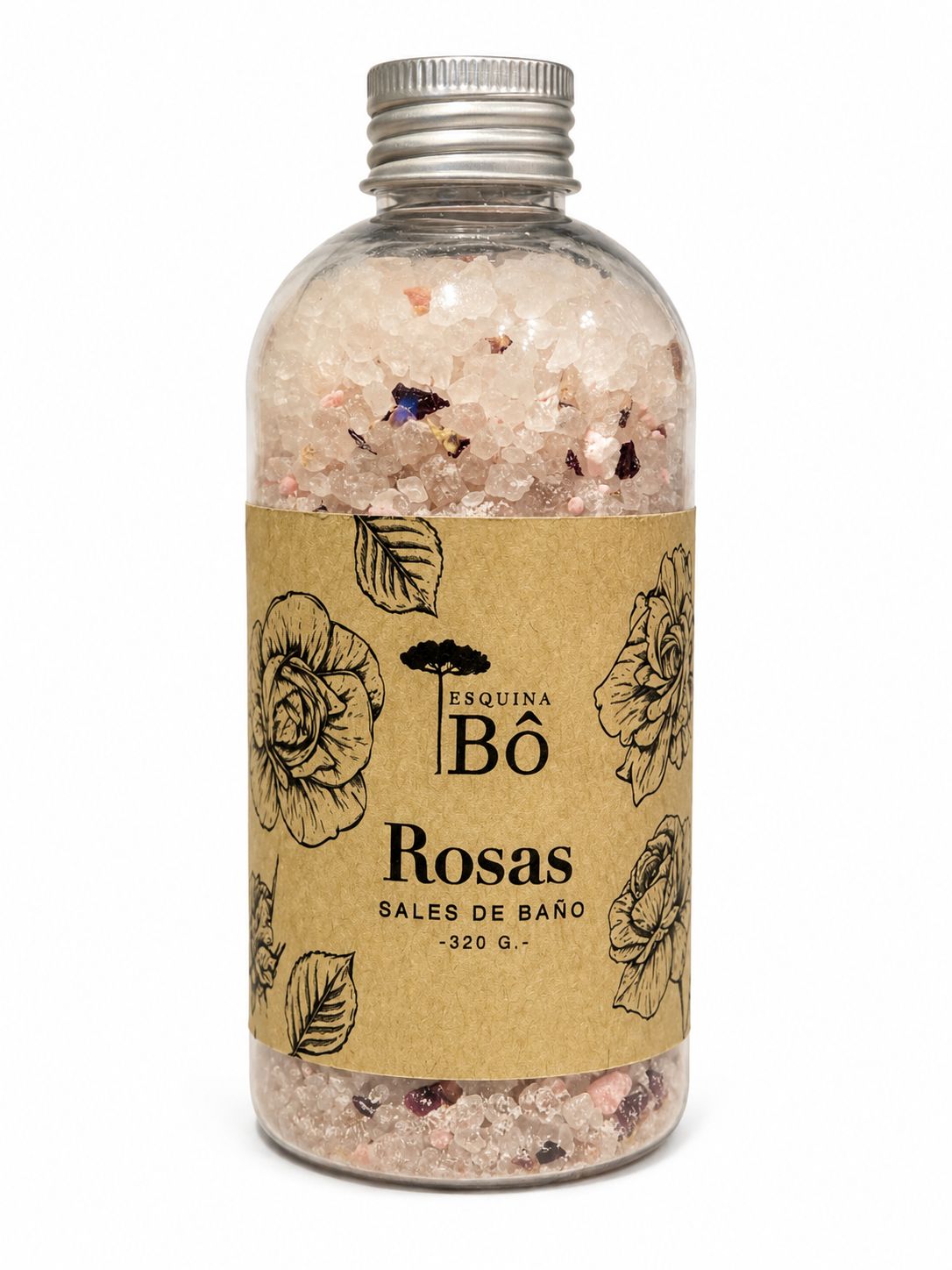 Sal De Baño Rosa 320 grs