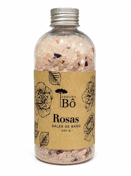 Sal De Baño Rosa 320 grs