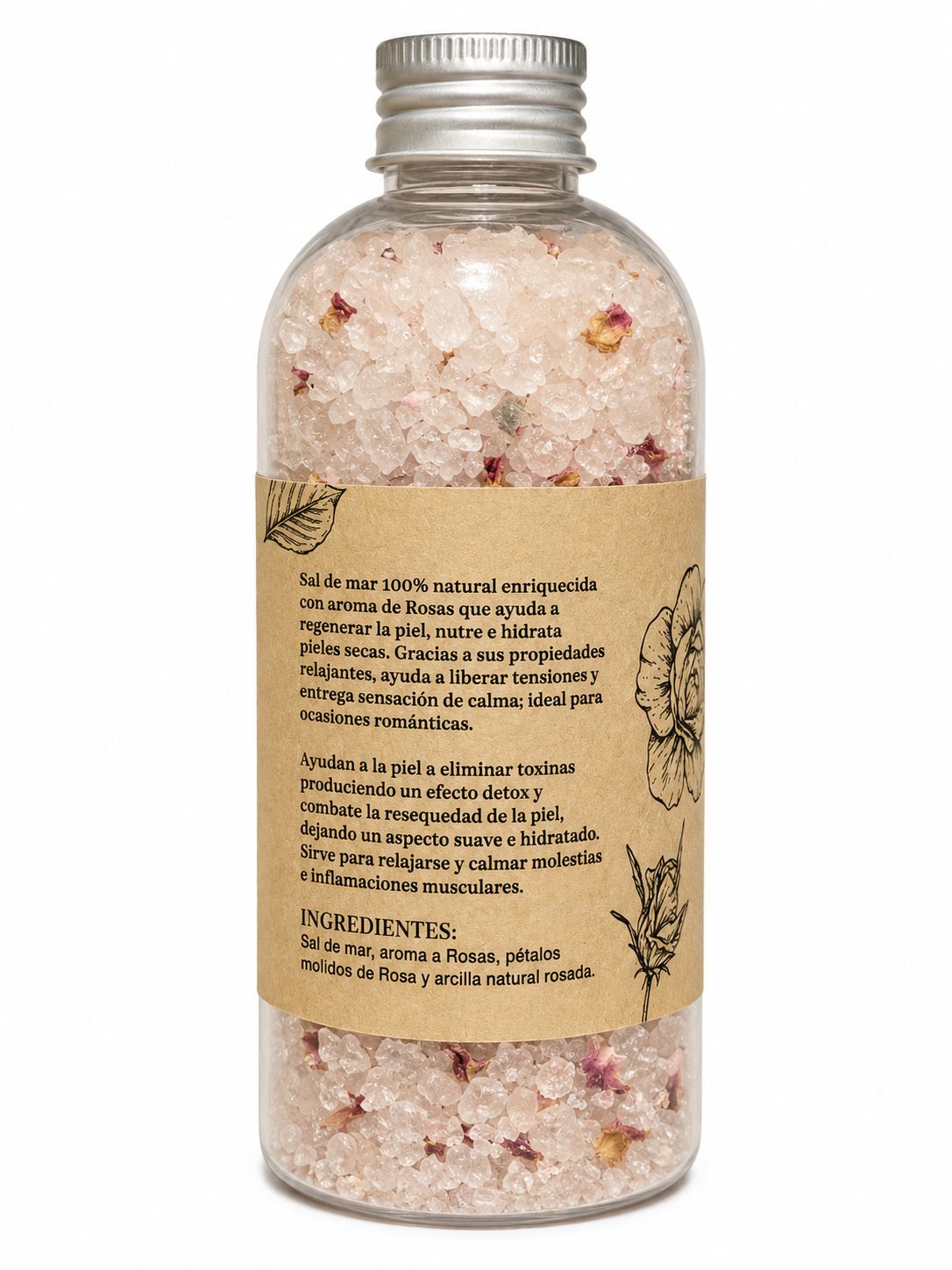 Sal De Baño Rosa 320 grs