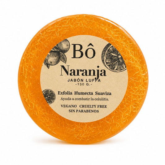 Jabón Luffa Naranja