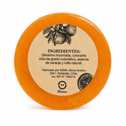 Jabón Luffa Naranja