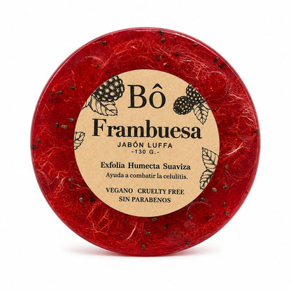 Jabón Luffa Frambuesa