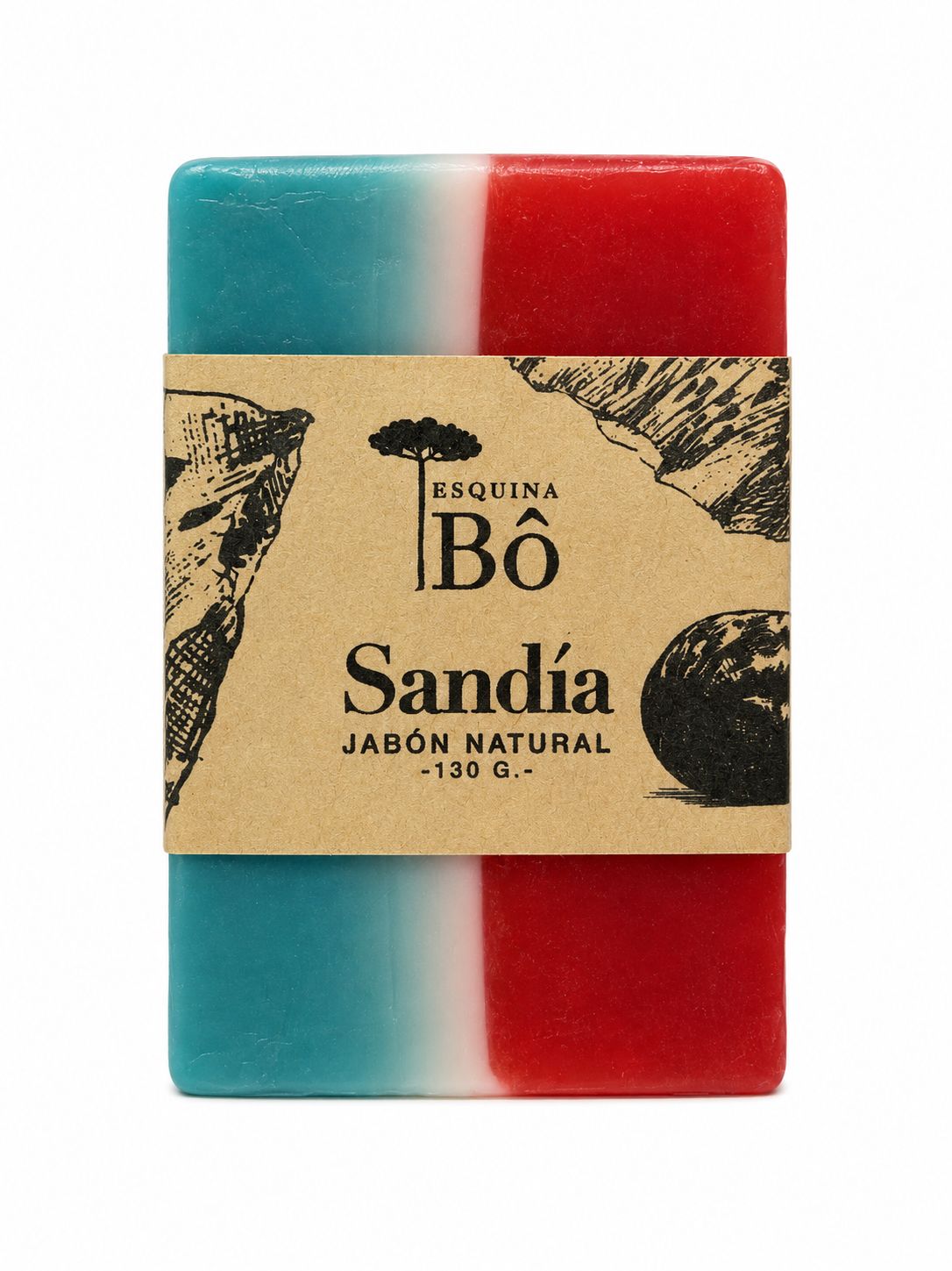 Jabón Natural Sandía 130 grs