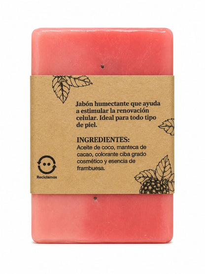 Jabón Natural Frambuesa 130 grs
