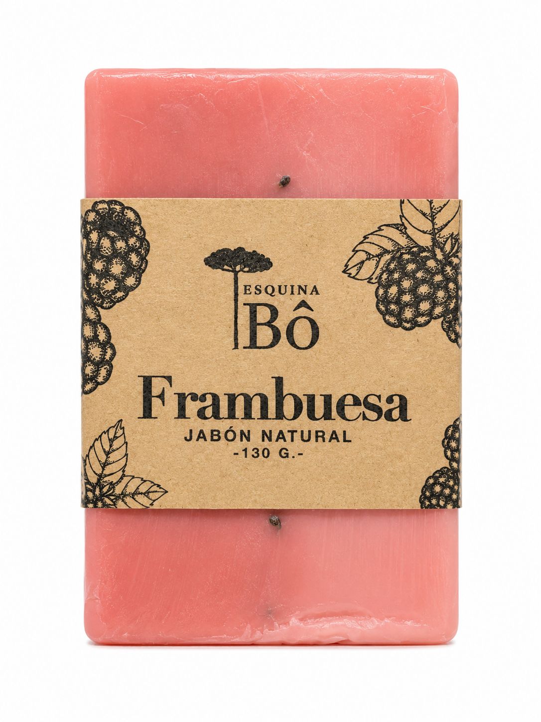 Jabón Natural Frambuesa 130 grs