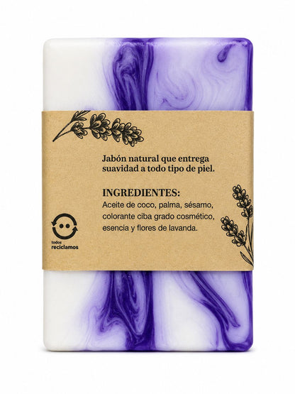 Jabón Natural Lavanda 130 grs