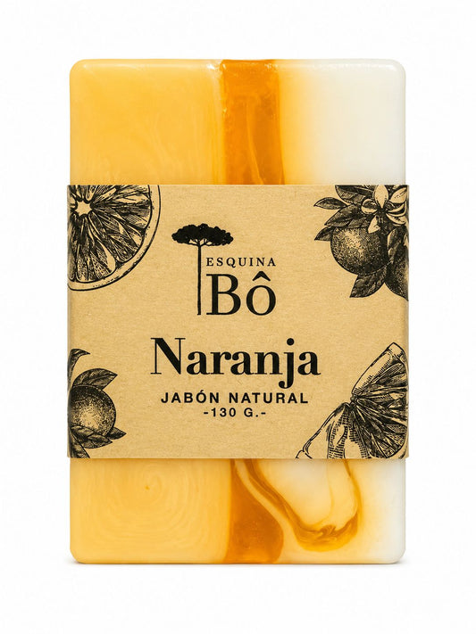 Jabón Natural Naranja 130 grs
