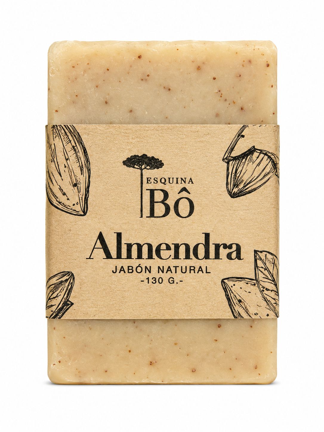 Jabón Natural Almendra 130 grs