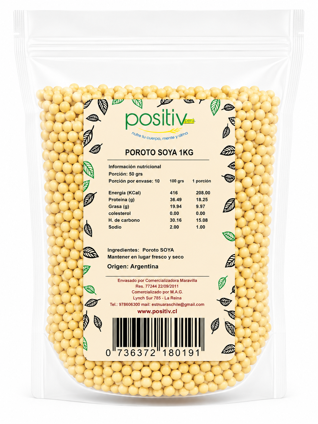 Poroto Soya 1 Kilo