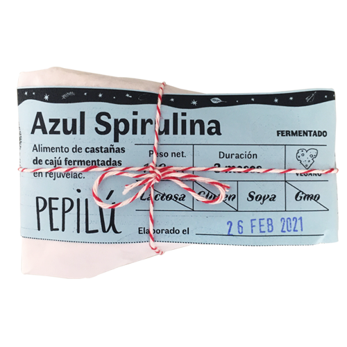 Queso Azul Spirulina 100 grs - Pepilú