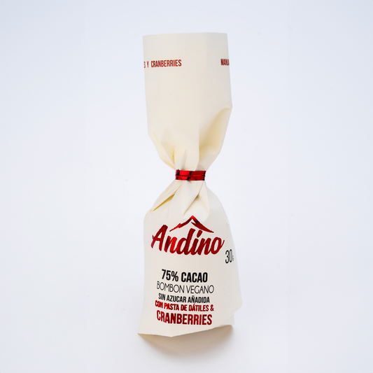 Bombón Andino Vegano Cranberry 30 grs