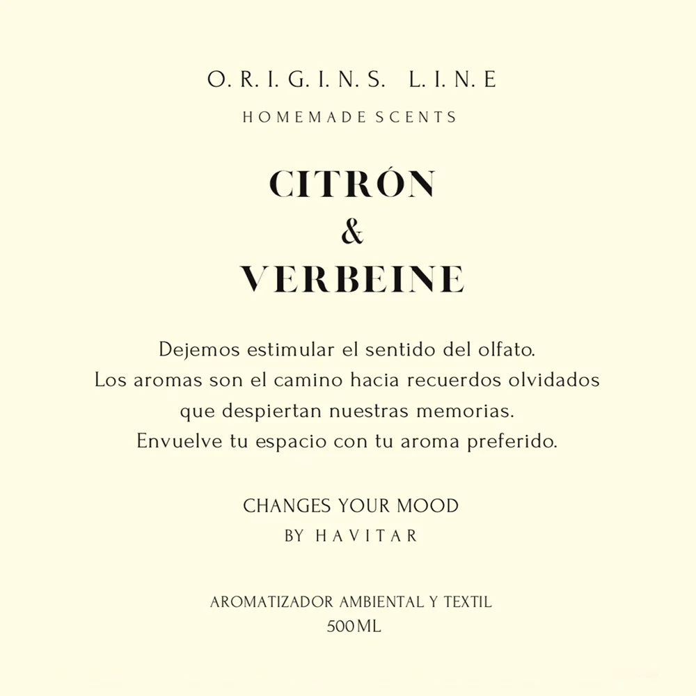 Aromatizador Citrón & Verbeine 250 ML - Havitar