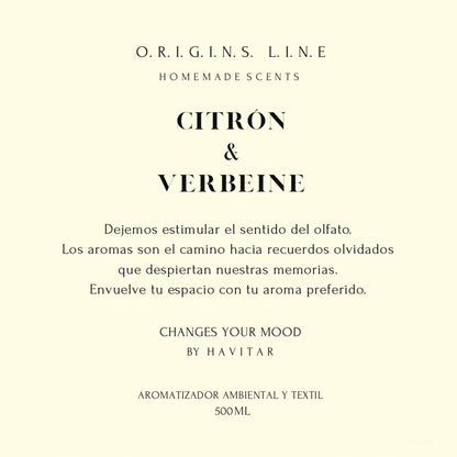Aromatizador Citrón & Verbeine 250 ML - Havitar