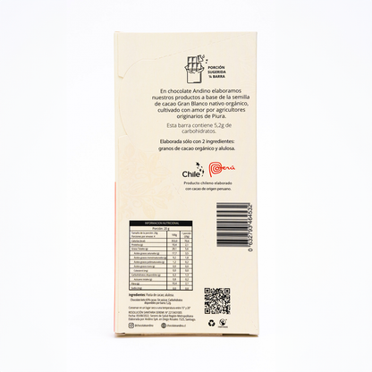 Barra Chocolate Keto 65% Cacao