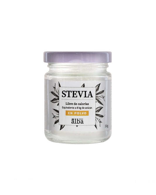 Stevia En Polvo 50 grs - Del Alba