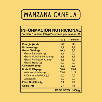 Barra Manzana Canela - Soul Bar